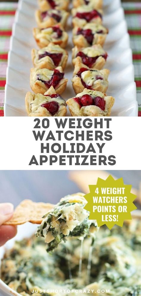 Need some holiday appetizer recipes that will keep you on your weight watchers track this holiday season? Check out these easy to make weight watchers holiday appetizers recipes and whip up a few of these delicious recipes for your guests. They'll never guess that these are weight watchers friendly.     #wwsmartpoints #wwpoints #wwfriendly #wwrecipe #wwfreestylerecipe Holiday Appetizer Recipes, Ww Appetizers, Weight Watchers Appetizers, Holiday Appetizers Christmas, Holiday Appetizers Easy, Holiday Appetizers Recipes, Weight Watchers Snacks, Healthy Appetizer Recipes, Healthy Holiday Recipes