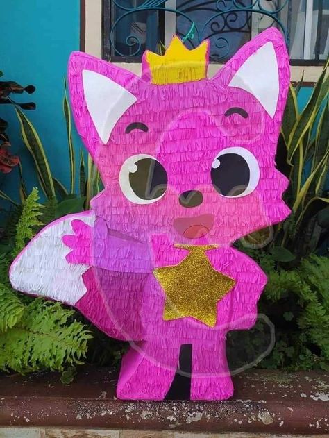 Pinkfong Birthday Party Decorations, Pink Fong Birthday Party, Pinkfong Birthday Party, Toddler Birthday Party Themes, Shopkins Bday, 2nd Birthday Party For Girl, Baby Shark Doo Doo, Toddler Birthday Party, Birthday Party Theme Decorations