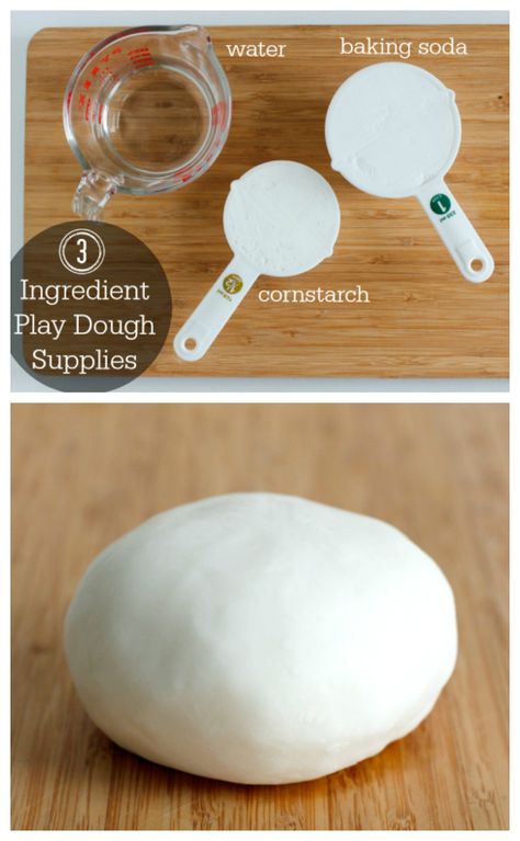 How to Make 3 Ingredient Play Dough, Super Simple! Paint Recipe, Playdough Recipe, Homemade Playdough, Messy Play, Kids Games, Diy Slime, Salt Dough, Toddler Fun, Play Dough