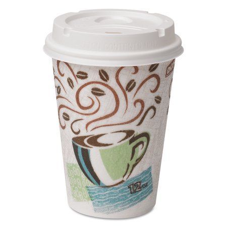 Dixie Paper Hot Cups & Lids Combo Bag, 12oz, 50/Pack, White Dixie Cups, Grab N Go, Disposable Coffee Cups, Cups With Lids, Paper Coffee Cup, Small Case, Coffee To Go, Disposable Cups, Dream Design