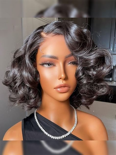 Short Lace Front Wigs, Brazilian Hair Wigs, Loose Waves Hair, Short Human Hair Wigs, Remy Human Hair Wigs, Front Lace Wigs, Short Bob Wigs, Human Hair Lace Wigs, Braided Hairstyles For Black Women