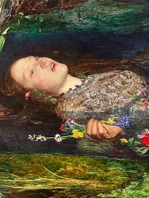 Millais Ophelia, Mona Lisa, Mixed Media, Art