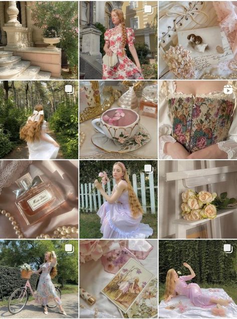 Dreamy Instagram Feed, Countess Aesthetic, Fairy Beauty, Instagram Tone, Instagram Grid Layout, Instagram Feed Goals, Instagram Grid Design, Ig Feed Ideas, Feed Goals