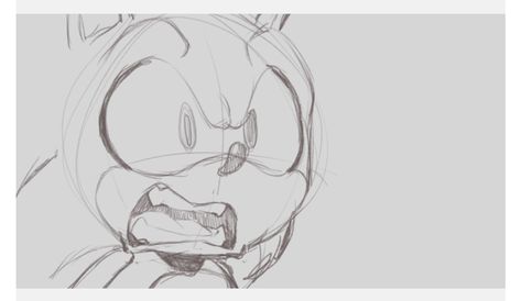 Sonic Side View, Sonic Design Art, Sonic Facial Expressions, Sonic Expression Reference, Sonic Drawing Reference, Sonic Reference, How To Draw Tails From Sonic, Sonic Facing Forward, Sonic Anatomy