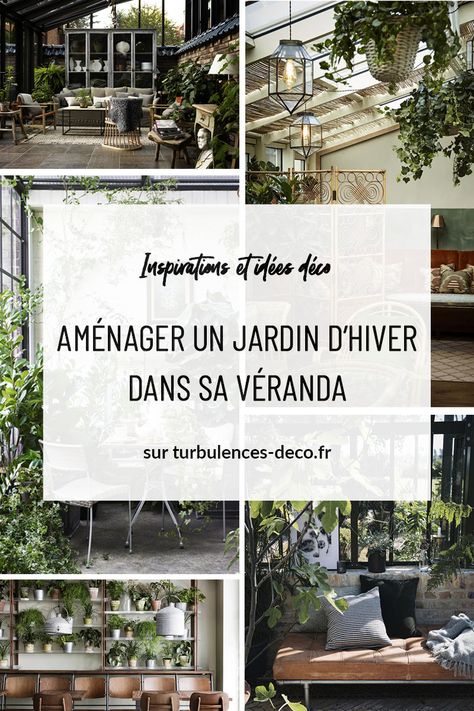 Des idées et des pistes déco pour aménager un jardin d'hiver dans sa véranda à retrouver sur Turbulences Déco Symphoricarpos Albus, Hippy Chic, Photo Wall, Plants, Wall, Home Decor, Home Décor