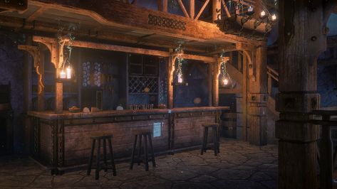 ArtStation - Celtic Pub Fantasy Pub Aesthetic, Scottish Pub Aesthetic, Fantasy Pub, Medieval Pub, Hunt Aesthetic, Dnd Birthday, Pub Background, Pub Aesthetic, Fantasy Town