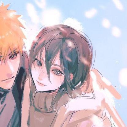 Bleach Ichigo And Rukia, Anime Matching Icons, Ichigo X Rukia, Bleach Drawing, Rukia Bleach, Ichigo Y Rukia, Ichigo And Rukia, Bleach Fanart, Anime Head