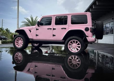 Pink G Wagon, Jeep Wrangler Girly, Pink Jeep Wrangler, Black Bmw Wallpapers, Kids Vehicles, Bmw Couple, Bmw Rr1000, Bmw Nails, M8 Bmw