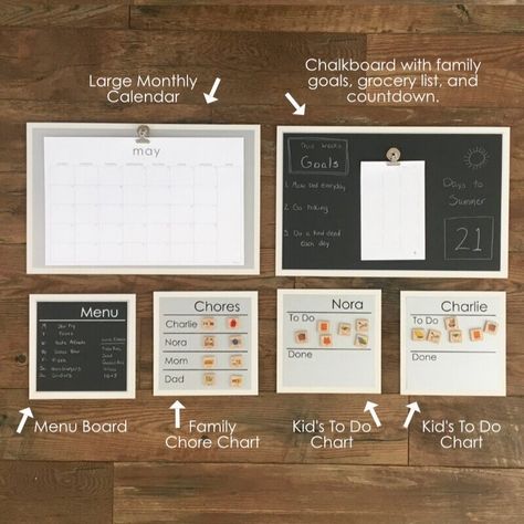 Family Organization Board, Family Organization Station, Organisation Board, Family Command Center Wall, Family Planner Wall, Family Organization Wall, Magnetic Chore Chart, Chore Board, Home Command Center