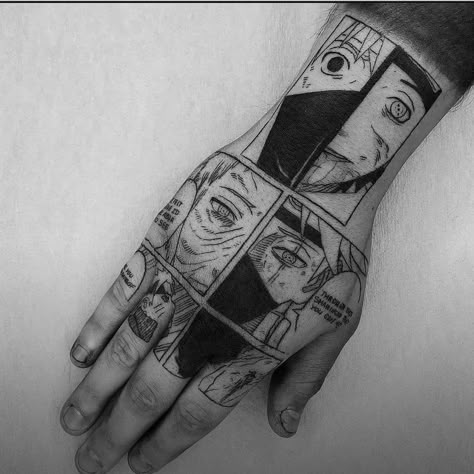 Obito Tattoo, Anime Tats, Kakashi Tattoo, Kakashi Obito, Tattoo Anime, Manga Tattoo, Japan Tattoo Design, Naruto Tattoo, Men Tattoos