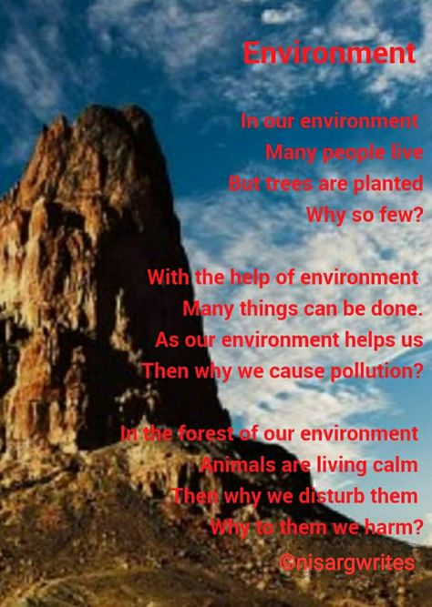 This is a poem for the awareness about environment Poems About Environment, Poem On Environment, Environment Awareness, About Environment, Art Markers Drawing, Markers Drawing, Short Poem, Art Markers, Short Poems