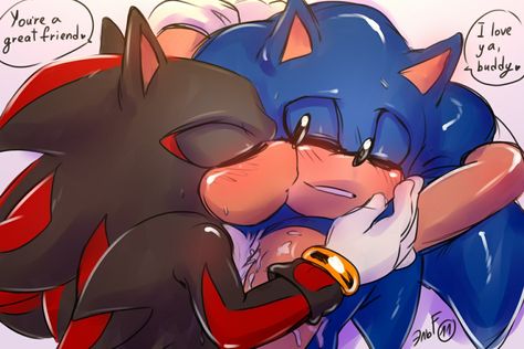 Sonic X Shadow Fanart, Cartoon Ships, Sonic Funny, Sonic Fan Characters, Blue Hedgehog, Sonic Franchise, I Love Your, Hedgehog Art, Sonic And Shadow