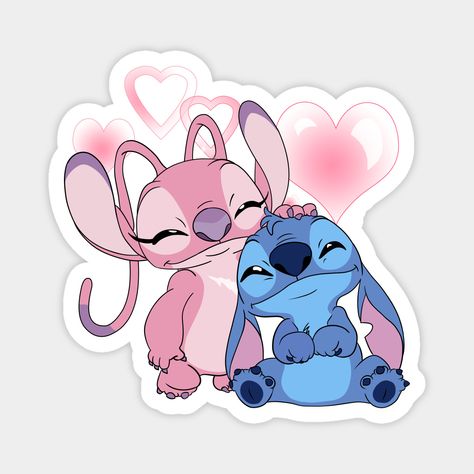 Angel Lilo And Stitch, Angel Stitch, ليلو وستيتش, Stitch Tattoo, Sticker Design Inspiration, Lilo And Stitch Drawings, Idee Cricut, Lilo Y Stitch, Stitch Drawing