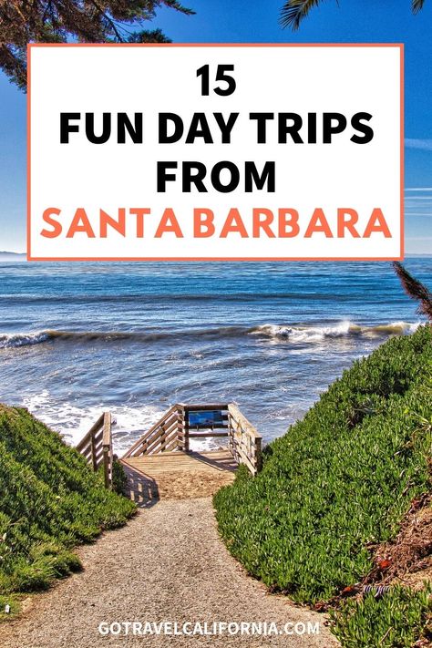 Embark on exciting day trips from Santa Barbara. Discover nearby attractions and hidden gems that offer an array of experiences, from outdoor adventures to cultural explorations. #SantaBarbaraDayTrips #CaliforniaAdventures Santa Barbara Day Trip, Santa Barbara Vacation, California Winery, Girls Trips, First Then, Disneyland California, Santa Barbara California, Bday Girl, From Santa