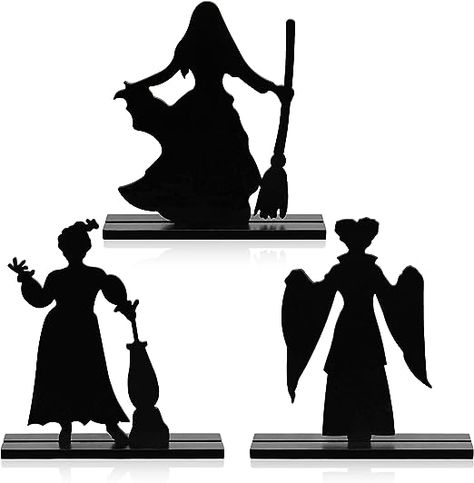 Hocus, Pocus, Sanderson Sisters, Table Centerpiece, Halloween, Wooden Table Centerpiece, Hermanas Sanderson, Sister Sign, Hocus Pocus Witches, Decorations Birthday Party, Witch Silhouette, Halloween Hocus Pocus, Halloween Witches, Sanderson Sisters