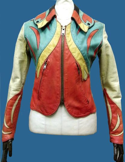 Remarkable 1960s-1970s East West Musical Instrument Company of San Francisco Jacket, the parrot design... isn't this AWESOME! Love the East West leather jacket I just acquired, but I certainly wouldn't mind tripping over a vintage hippie / biker jacket like this!!! 1960s Leather Jacket, East West Leather Jacket, 1970s Leather Jacket, 70s Leather Jacket, Unique Leather Jacket, 70s Jacket, Parrot Design, Leather Jacket Outfits, Vintage Hippie