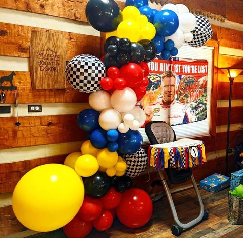 Taladaganights Birthday Party, Talidaga Nights First Birthday, Racing First Birthday Theme, Nascar 1st Birthday Party, Nascar Birthday Party Ideas, Talladega Nights First Birthday Cake, If You Aint First Your Last 1st Birthday, If You Aint First Your Last Party, 1rst Birthday Boy