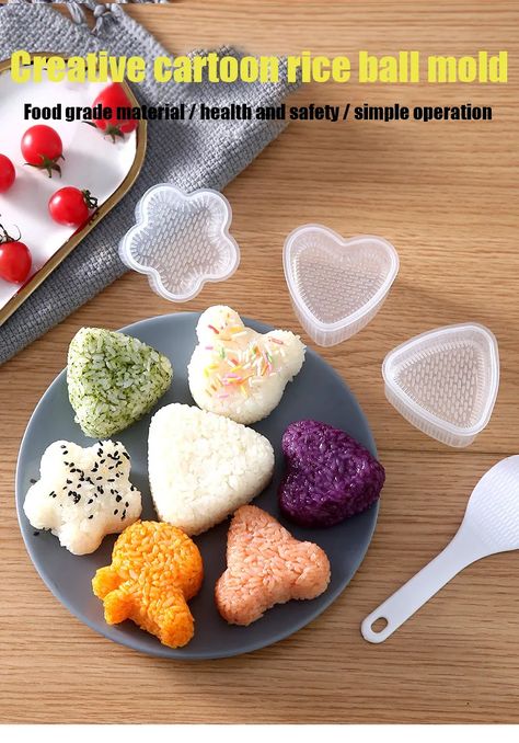 Rice Mold, Onigiri Mold, Musubi Maker Kit, Musubi Maker Press, Classic Triangle Rice Ball Mold Maker Sushi Mold For Lunch Bento And Home Diy, Kitchen Utensils, Kitchen Gadgets, Kitchen Accessories - Temu Denmark Nori Sushi, Rice Maker, Sushi Master, Easy Sushi, Japan Sushi, Diy Sushi, Sushi At Home, Sushi Maker, Sushi Chef