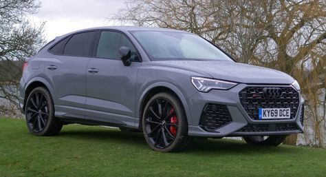 Former Top Gear host Rory Reid reviews the 2020 Audi RS Q3 Sportback. Audi Rs Q3 Sportback, Audi Rsq3, Audi Accessories, Subcompact Suv, Rs6 Audi, Audi A, Mercedes Gla, Mercedes Suv, Audi Rs3