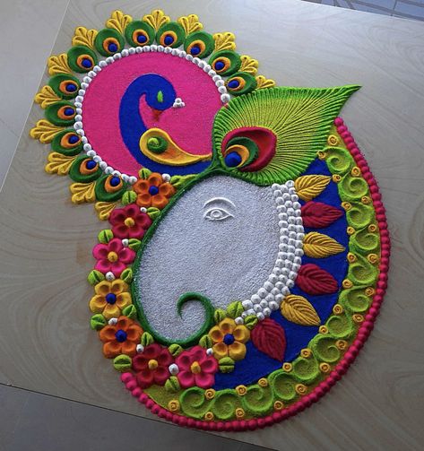 Rangoli Designs Latest Flower, Rangoli Designs Latest Unique For Diwali 2024, Ganpati Rangoli Designs Latest Unique, Rangoli For Diwali Festivals Latest, Diwali Special Rangoli Design 2024, Peacock Rangoli Designs Diwali Latest, Kalichaudas Rangoli, Rangoli Ideas Creative Unique, Rangoli Designs Latest For Diwali