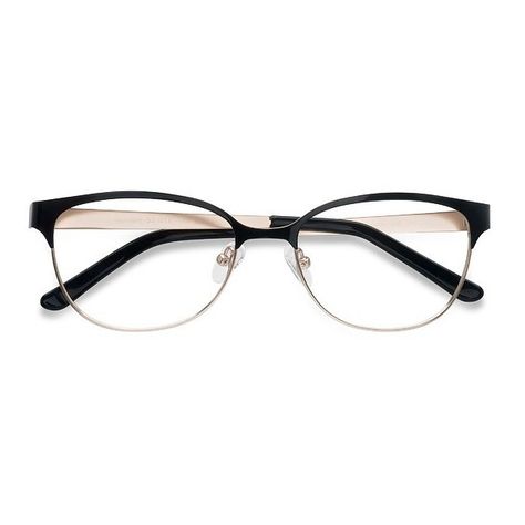 Women's Sapphire - Black Golden browline horn oval metal - 17697 Metal... ($39) ❤ liked on Polyvore featuring accessories, eyewear, eyeglasses, golden glasses, lens glasses, metal frame eyeglasses, wayfarer eye glasses and wayfarer style eyeglasses Golden Glasses, Horn Rimmed Glasses, Round Lens Sunglasses, Clear Glasses Frames, Cat Eye Colors, Fake Glasses, Golden Horn, Metal Frame Glasses, Metal Eyeglasses