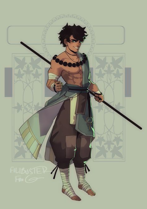 Fantasy Oc Male, Dnd Monk, Monk Dnd, Ocean Monsters, Naruto Mignon, D D Character Ideas, Art Outfit, Martial Artists, Martial Artist