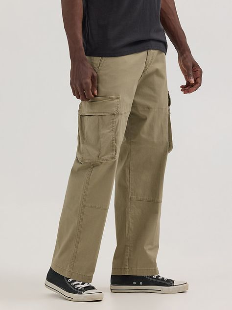 You can take everything with you whenever you wear our Men’s Ripstop Cargo Pant. Made to handle everything the day throws your way, these relaxed fit pants are as tough as they come. They’re crafted from a woven cotton fabric with just a hint of stretch. They feature a straight leg, roomy side pockets with extra compartments for essentials, back pockets, side pockets, a keychain belt loop, as well as a classic zip-fly and button closure. They won’t disappoint. Cargo Pants Mens Outfit, Utility Pants Outfit Men, Men’s Cargo Pants Styles, Guys Cargo Pants Outfit, Men’s Pants, Cargo Pants Men Outfit, Mens Cargo Pants Outfit, Straight Leg Pants Men, Utility Pants Outfit