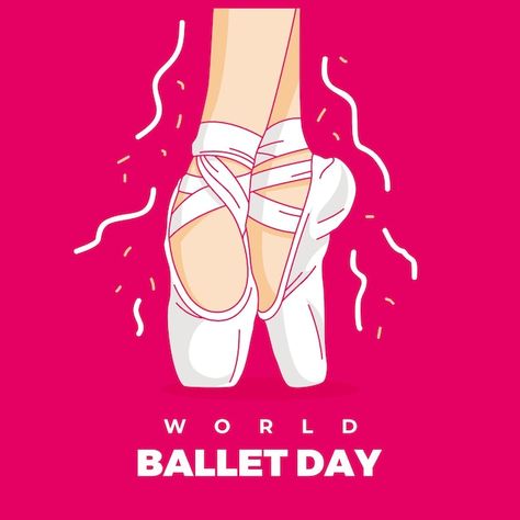 Woman feet dancing ballet with beautiful... | Premium Vector #Freepik #vector #background World Ballet Day, Shoes Vector, Dancing Ballet, Nov 2, Vector Background, Beautiful Shoes, Happy Valentines Day, Happy Valentine, Premium Vector