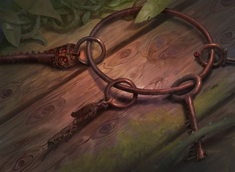 ArtStation - MTG: Keys to the House Prop Illustrations, Props Illustration, Allen Williams, Lock Picking Tools, Lock Picking, Magic The Gathering Cards, Magic The Gathering, The Gathering, Art Style