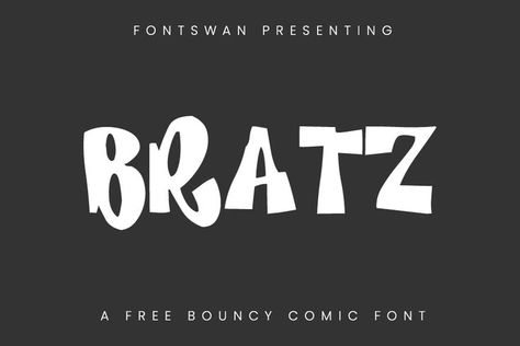 Bratz Font Free Download. #free #fonts #typography #type #typeface #design #web #font #lettering #bratz #text #alphabet #letters #logo #word Bratz Font, Creator Hub, The Bratz, Clueless Fashion, Logo Word, Letters Logo, Font Lettering, Business Fonts, Comic Font