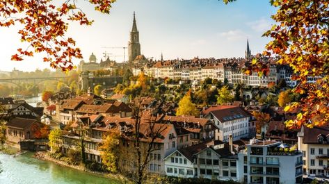 Places In Switzerland, Visit Switzerland, Landlocked Country, European Cities, Beautiful Cities, Ski Season, Cities In Europe, Central Europe, Most Beautiful Cities