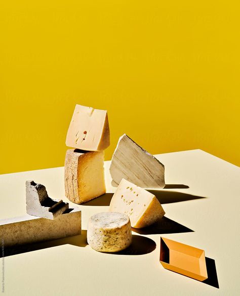 "Minimal composition of artisanal cheese" by Stocksy Contributor "Roberto Pastrovicchio" Cheese Photography, Cheese Brands, Vegetables Photography, Best Food Photography, Recipe Icon, Minimal Photo, Business Photography, Still Life Fruit, Minimal Color