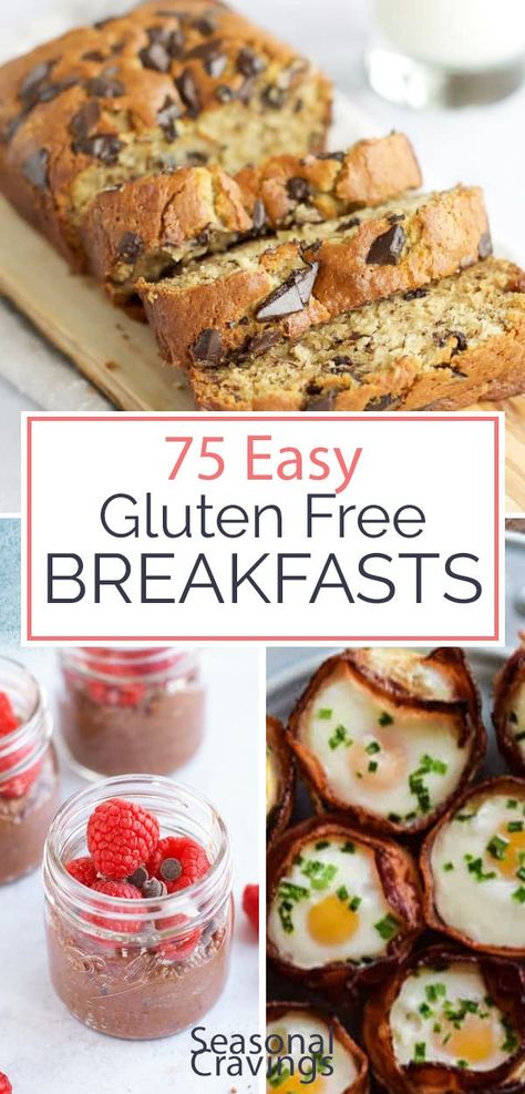 Gluten Free Breakfast On The Go Healthy, Gluten Free Recipes For Lunch Simple, Easy Gluten Free Breakfast On The Go, Best Gluten Free Breakfast Ideas, Gluten Free Food Prep, Celiac Meal Prep, Easy Gf Df Meals, Gluten Free Quick Breakfast Ideas, Gluten Free Breakfast Wraps