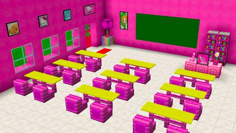 Kawaii world Class Room, Minecraft, Building, Kawaii