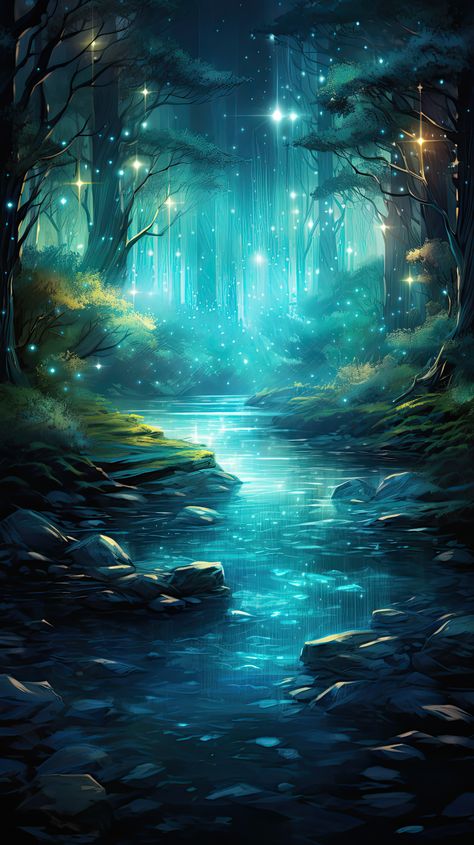 #wallpaper #art #sky #night #fantasy Mystical Landscapes Art, Fantasy Wallpaper Magic, Elemental Background, Fantasy Sky Art, Fantasy Landscape Art Magic, Fantasy Background Magic Scenery, Magical World Art, Fantasy Wallpaper Aesthetic, Fantasy Forest Wallpaper