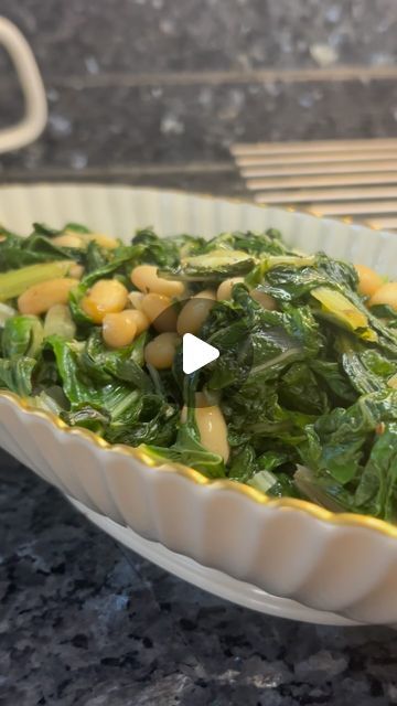 Michelle Lorusso 🇮🇹🇨🇦 Food Blogger on Instagram: "Swiss chard with beans

Swiss chard is so easy and very versatile. Packed with vitamins and minerals , it's one of the best nutrient-dense leafy greens. Sautéed is best but you can boil it or add it to minestrone. My garden grew an abundance so for me this was a quick delicious healthy side dish! Enjoy 😉 

Ingredients 📝
🥬 2 bunches Swiss chard 
🥬1 can white cannellini beans 
🥬1 large garlic clove 
🥬olive oil 
🥬fresh lemon 🍋 
🥬salt and pepper 
🥬 🌶️ hot pepper (optional) 

**wash Swiss chard leaves throughly till water runs clear. Slice leaves, cut off stems and set aside
**to a pan add olive oil and sauté on low the sliced garlic (hot pepper if you add it) then add in stems cook 3-4 minutes 
**add in Swiss chard , add salt and Healthy Side Dish, Squeezed Lemon, Lemon Salt, Garlic Clove, Garden Veggies, Healthy Side, Hot Pepper, Cannellini Beans, Swiss Chard