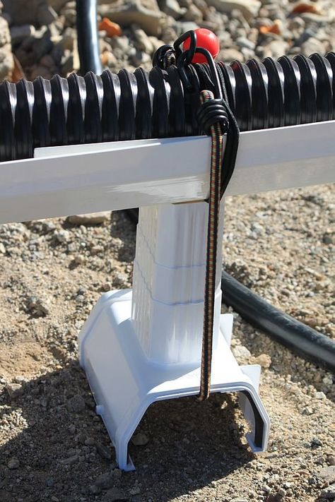 Sewer hose supports... What do you use? - iRV2 Forums Rv Skirting, Shower Makeover, Rv Mods, Truck Bed Camper, Garage Addition, Rv Camping Tips, Travel Trailer Camping, Rv Maintenance, Diy Camper Remodel