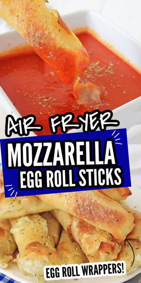 Egg Roll Wrapper Cheese Sticks, Egg Roll Mozzarella Sticks, Fried Egg Roll Wrappers, Cheese Sticks With Egg Roll Wrappers, Egg Roll Wrapper Mozzarella Sticks, Mozzarella Sticks With Egg Roll Wrappers, Wonton Mozzarella Sticks Air Fryer, Egg Roll Wrapper Uses, Wonton Wrapper Air Fryer Recipes