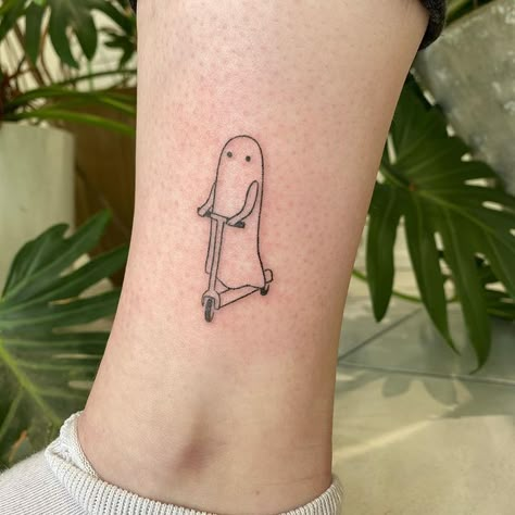 Small Silly Tattoos For Women, Simple Silly Tattoos, Hena Idea, Cute Silly Tattoos, Silly Small Tattoos, Simple Funny Tattoos, T Rex Tattoo Cute, Small Quirky Tattoos, Small Silly Tattoos