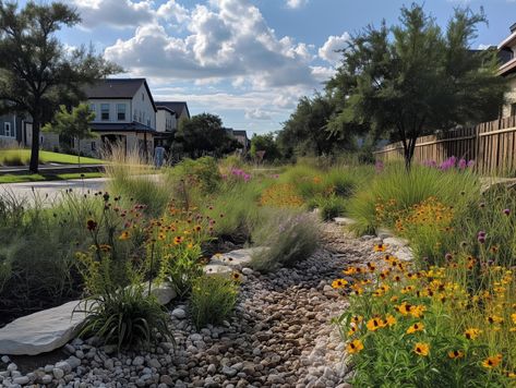 10 Gardens That Capture and Drain Water With Style Lawn Alternatives, Porch And Balcony, Earth Design, Backyard Play, Garden Guide, Sustainable Garden, Rain Garden, After 3, Side Yard