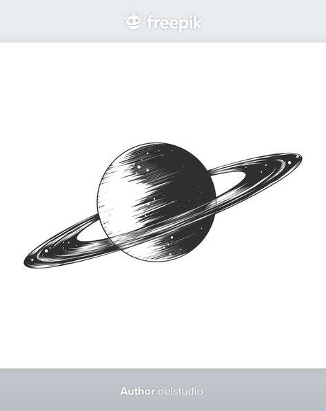 How To Draw A Planet With Rings, Planet With Rings Drawing, Saturn Tattoo Design, Saturn Sketch, Thinking Tattoo, Saturn Drawing, Saturn Logo, Glamour Magick, Galaxy Drawings