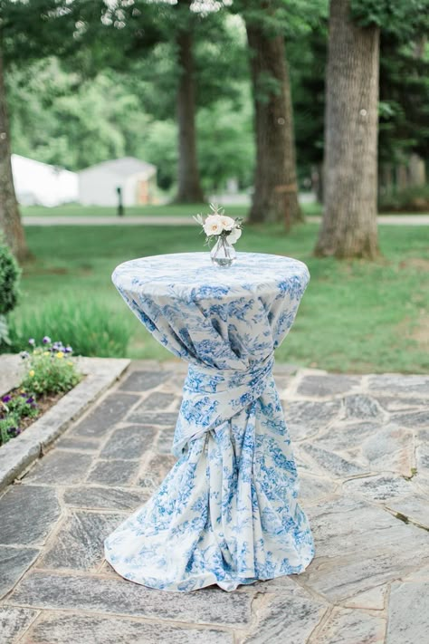 Southern Garden Party, Wedding Cocktail Tables, Blue Wedding Nails, Blue Earrings Wedding, Sky Blue Weddings, Describe Her, Blue Wedding Band, Wedding Runner, Wedding Tablecloths