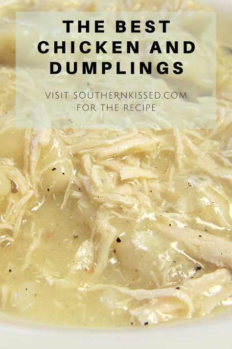 The Best Chicken And Dumplings, Easy Supper Dishes, Chicken And Dumplin Recipe, Easy Chicken Dumpling Recipes, Dumplin Recipe, Best Chicken And Dumplings, Dumpling Recipes, Chicken Dumpling, Chicken Dumplings Recipe