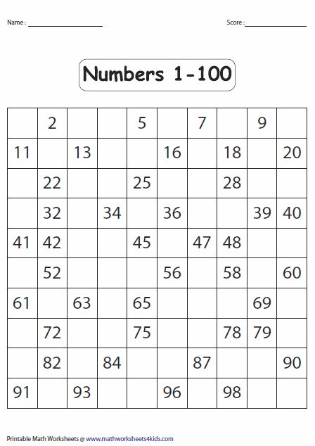 100+Chart+Fill+in+Missing+Number+Worksheet Counting 1 To 100 Worksheet, 1-100 Worksheets, Fill In Missing Numbers To 100, 1 To 100 Worksheet, Counting 1-100 Worksheets, Numbers 50-100 Worksheet, Number Chart 1-100, Counting Numbers 1-100, Numbers To 100 Worksheets