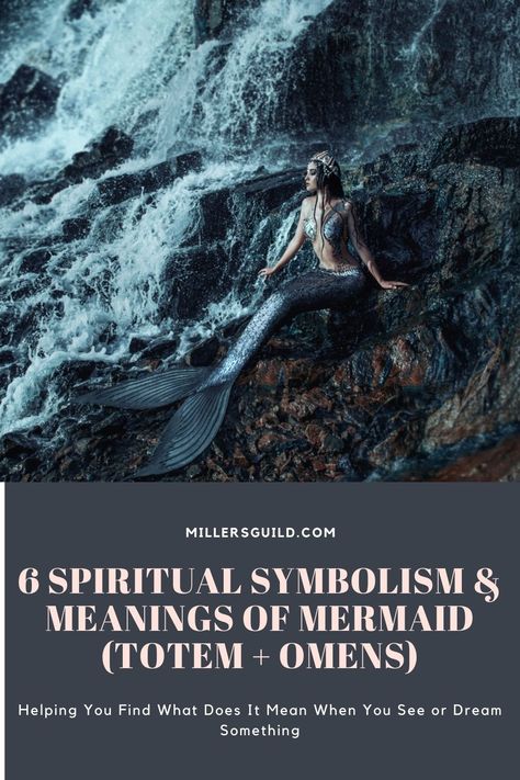 6 Spiritual Symbolism & Meanings of Mermaid (Totem + Omens) Spiritual Mermaid Tattoo, Mermaid Symbol Tattoo, Shark Tooth Spiritual Meaning, Meaning Of Mermaid Tattoo, Unicorn Symbolism Meaning, Mermaid Symbolism, Mermaid Meaning, Seahorse Meaning, Dolphin Meaning Spiritual