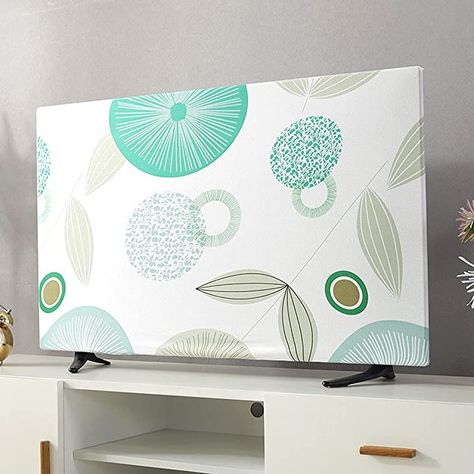 Amazon.com: Stretchable Dustproof Slipcover TV Screen Monitor Desktop Computer Dust Cover Protector Indoor Decor 22inch to 65inch (Lotus,24inch) : Electronics Tv Cover Up Hide Tv, Hide Computer Monitor, Tv Covers Up Hide Tv, Tv Cover Up, Monitor Cover, Hanging Tv, Tv Covers, Hidden Tv, Tv Display