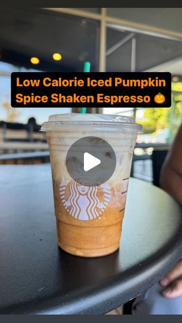 Trent Harrison | Online Fitness Coach on Instagram: "Low Calorie Iced Pumpkin Spice Shaken Espresso 🎃  The popular PSL (Pumpkin Spiced Latte) is almost 500 calories!   If you’re on a weight loss journey, you need to cut as many liquid calories as possible.   My Iced pumpkin spice shaken espresso is less than 100 calories (around 90 calories) and tastes absolutely UNREAL.   Here’s how to order:  ✅Grande shaken espresso ✅ Blonde espresso ✅ Almond milk ✅ 2 pumps of pumpkin syrup ✅ NO classic syrup ✅ 1 splenda   #coffee #starbucks #espresso #lowcalorie #fastfood #weightloss #fitness #fitnessgoals #bellyfat #fatloss #pumpkin #pumpkinspicedlatte #psl #espresso" Pumpkin Protein Coffee Shake, How To Make Pumpkin Spice Latte, Starbucks Tips, Low Cal Starbucks Drinks, Trent Harrison, Blonde Espresso, Pumpkin Pie Shake, Starbucks Espresso, Coffee Orders