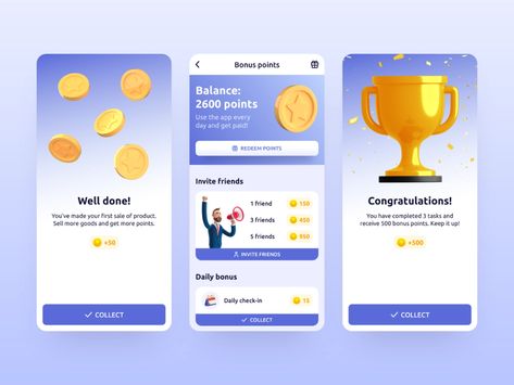 App Badges, Loyalty Program Design, Saving App, Redeem Points, Ui Ux App, Wellness Apps, Loyalty Rewards Program, Mobile App Design Inspiration, Flat Design Icons