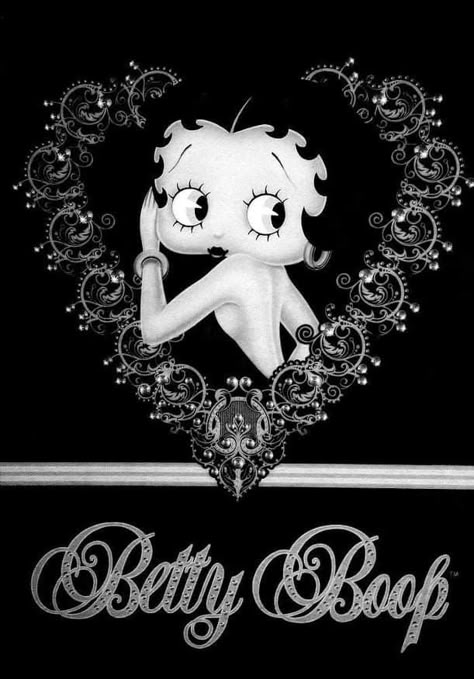 Betty Boop Jewelry, Cheetah Print Background, Fleischer Studios, Betty Boop Posters, Original Betty Boop, Betty Boop Tattoos, Betty Boop Classic, Black Betty Boop, Rockabilly Girl