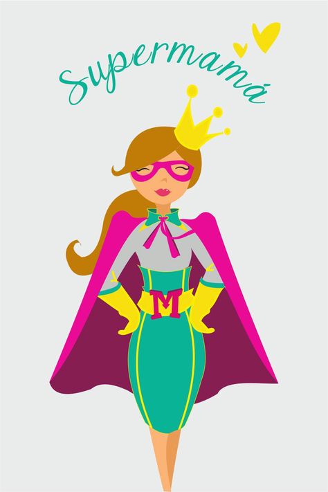 La SUPER mamá Super Mama, Happy Mom Day, Happy Mothers Day Wishes, Mother Day Wishes, Mothers Day Decor, Numbers Preschool, Mom Cards, Mom Day, Happy Mom